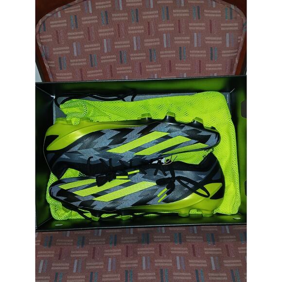 New Men's 13 Adidas X Crazyfast Injection.1 FG Black Soccer Cleats IG0670 - Picture 6 of 11